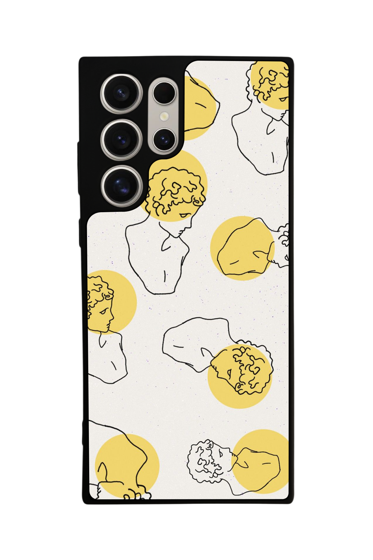 Samsung Galaxy S24 Ultra Uyumlu Line Art Tasarımlı Glossy Premium Kılıf