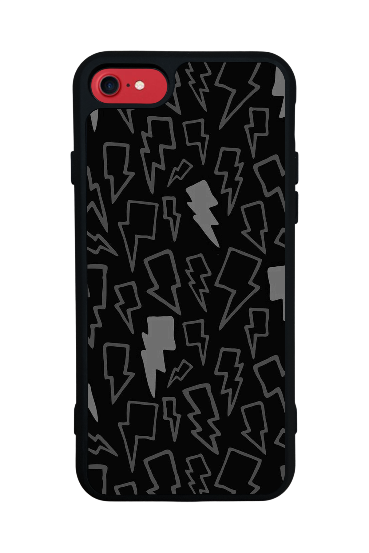 iPhone 8 Uyumlu Simsek Tasarımlı Glossy Premium Kılıf
