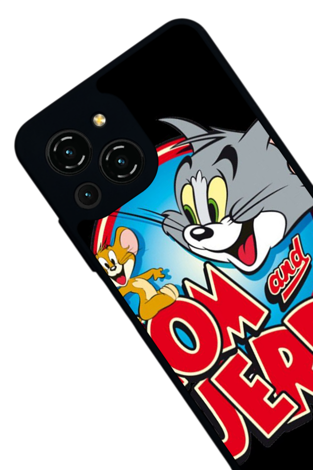 Reeder S23 Pro Max Uyumlu Tom And Jerry Tasarımlı Glossy Premium Kılıf