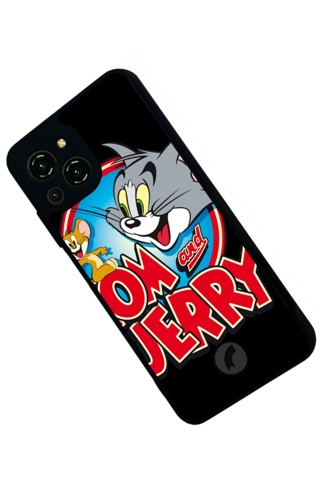 Reeder S23 Pro Max Uyumlu Tom And Jerry Tasarımlı Glossy Premium Kılıf