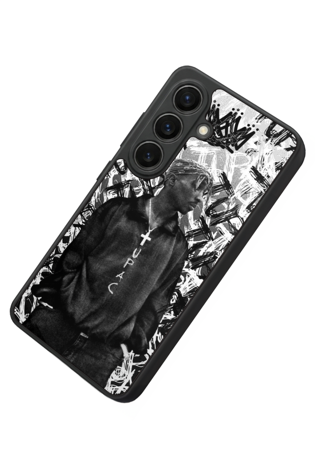 Samsung Galaxy S26 Uyumlu Tupac Tasarımlı Glossy Premium Kılıf