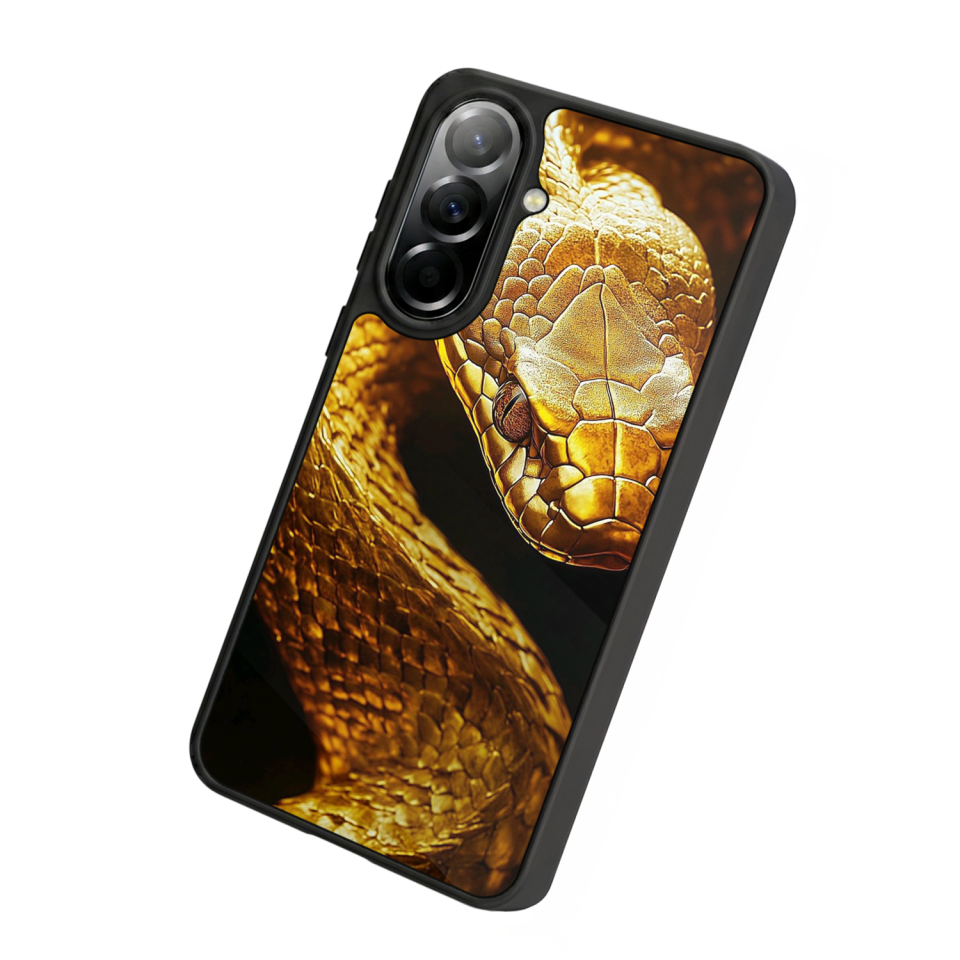 Samsung Galaxy A57 Uyumlu Yılan Tasarımlı Glossy Premium Kılıf