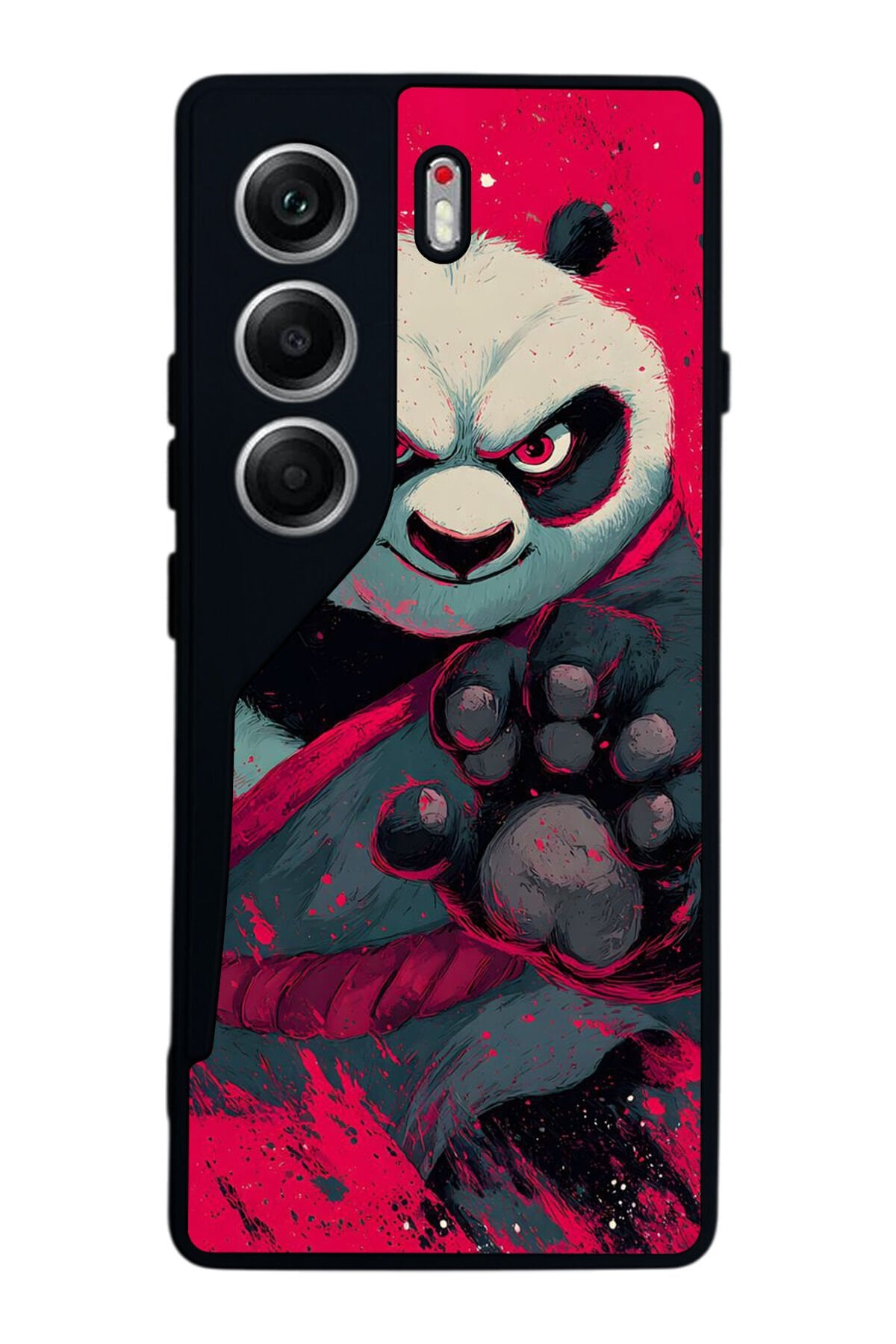 Tecno Camon 40 Uyumlu Kung Fu Panda Tasarımlı Glossy Premium Kılıf