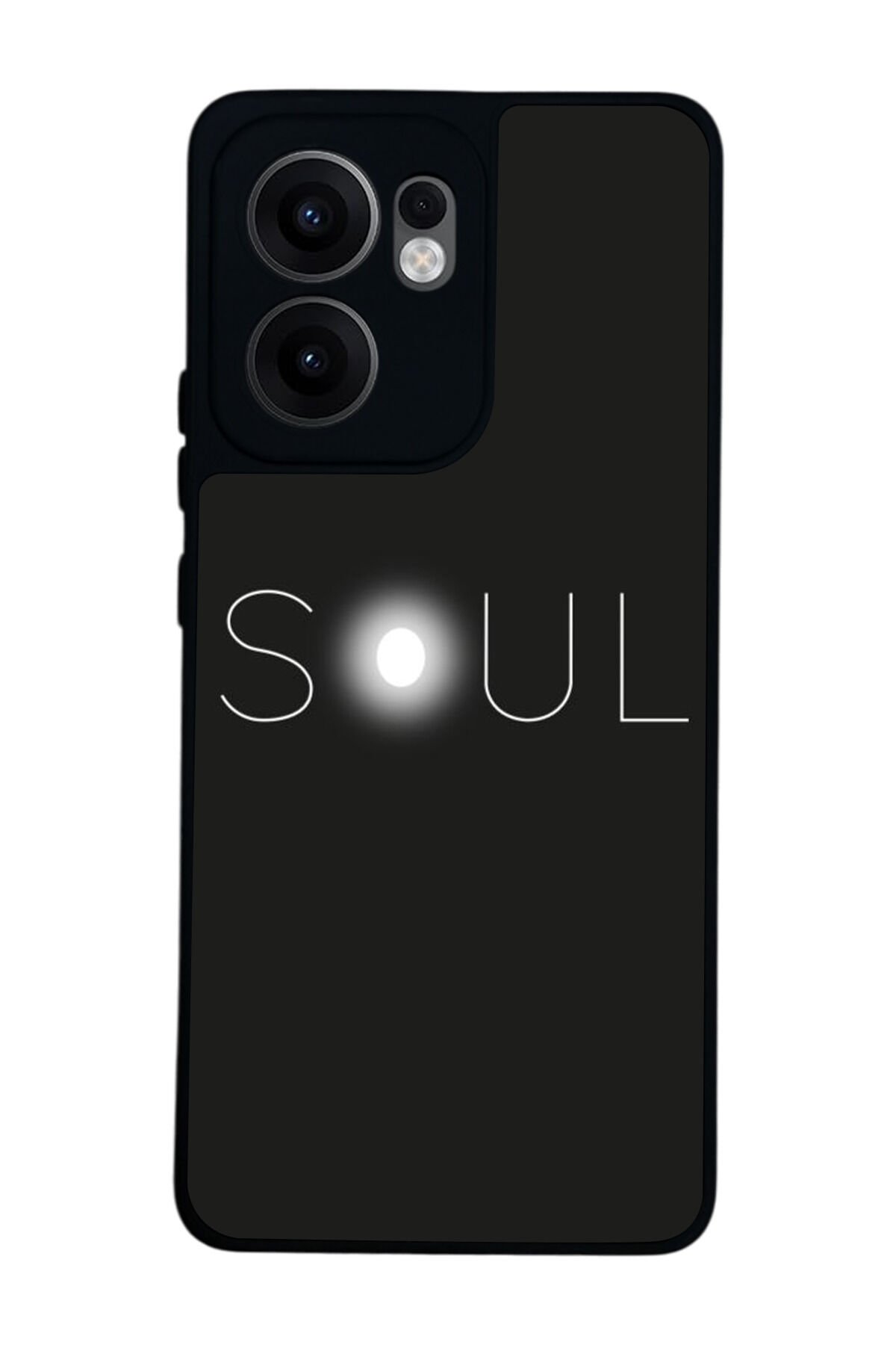 Oppo Reno 13F Uyumlu SOUL Tasarımlı Glossy Premium Kılıf