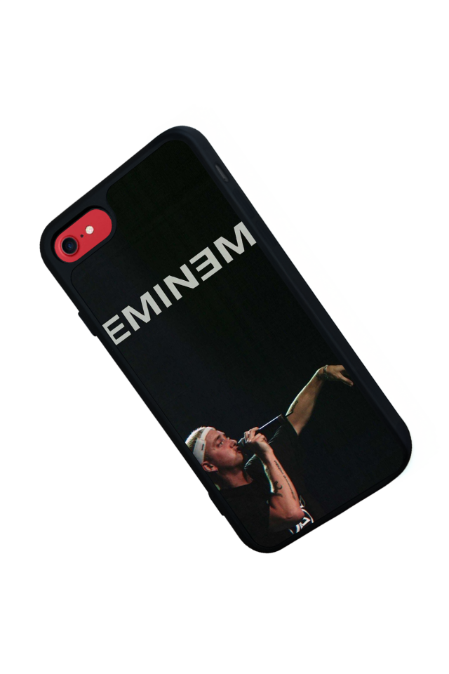 iPhone SE Uyumlu Eminem Tasarımlı Glossy Premium Kılıf