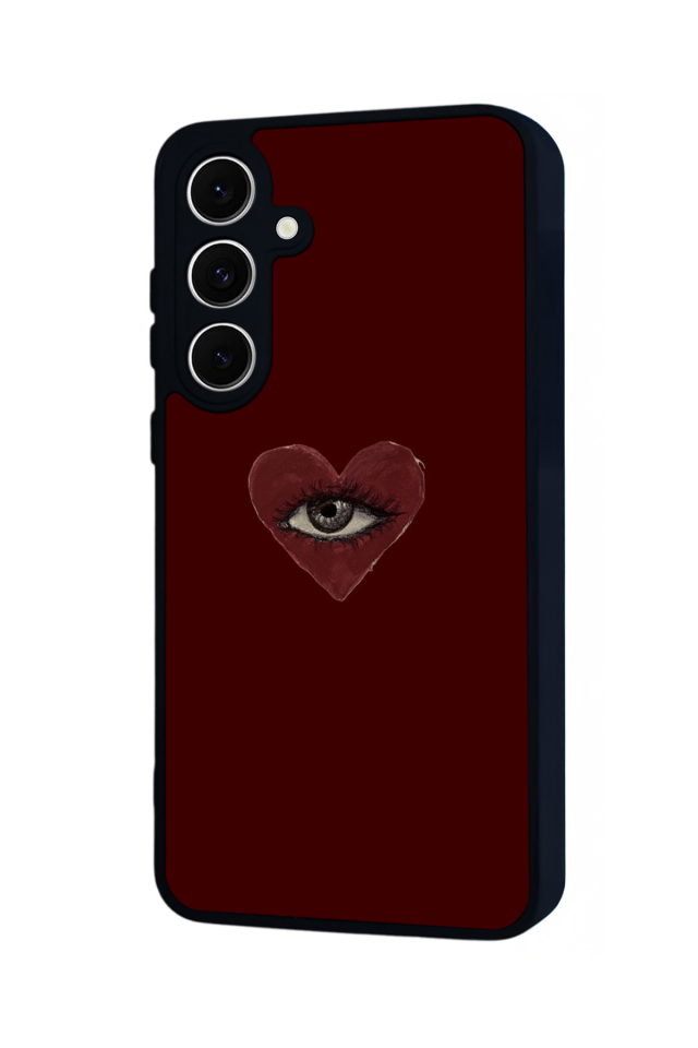 Samsung Galaxy S24 FE Uyumlu Kalp Love Tasarımlı Glossy Premium Kılıf