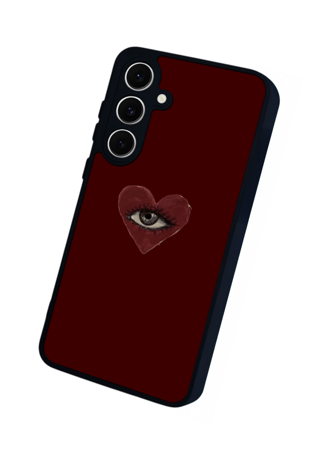 Samsung Galaxy S24 FE Uyumlu Kalp Love Tasarımlı Glossy Premium Kılıf