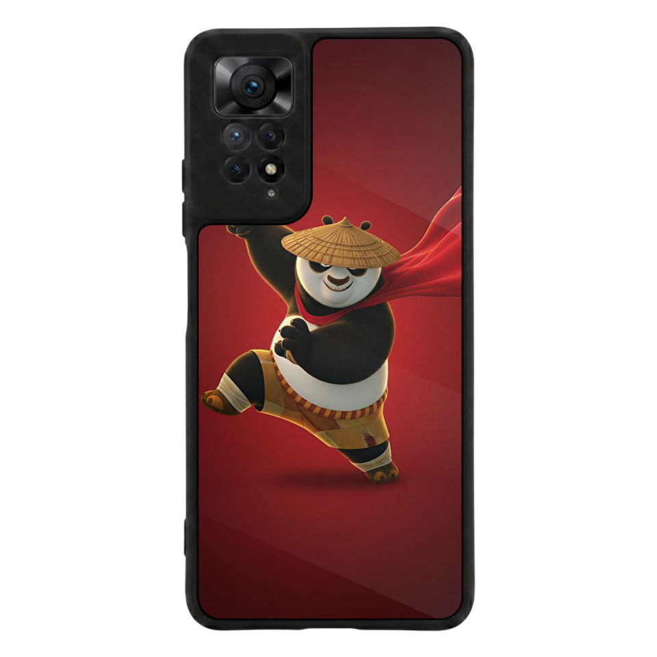 Xiaomi Redmi Note 12 Pro Uyumlu Kung Fu Panda Tasarımlı Glossy Premium Kılıf