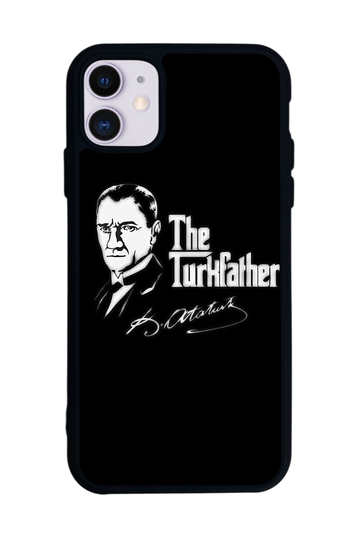 iPhone 11 Uyumlu Mustafa Kemal Ataturk Tasarımlı Glossy Premium Kılıf