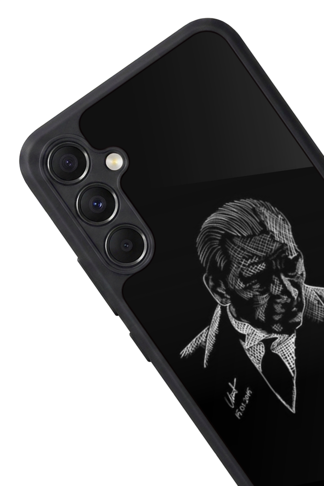 Samsung Galaxy M34 Uyumlu Mustafa Kemal Ataturk Tasarımlı Glossy Premium Kılıf