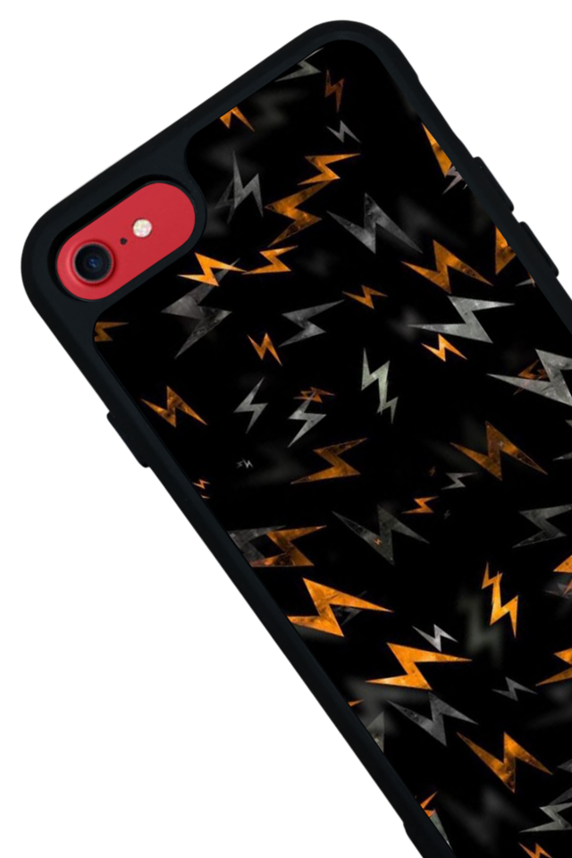 iPhone 8 Uyumlu Simsek Tasarımlı Glossy Premium Kılıf