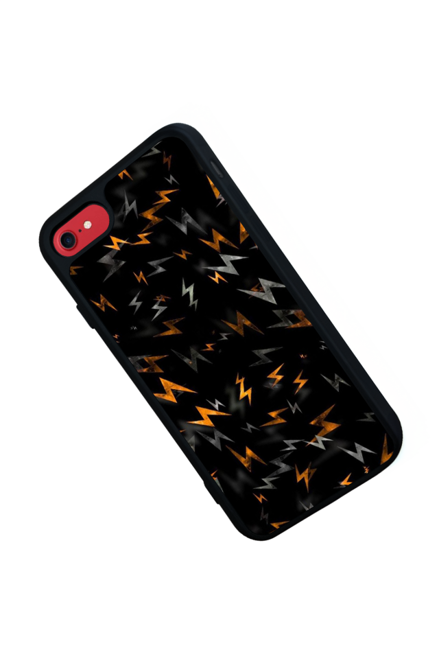 iPhone 8 Uyumlu Simsek Tasarımlı Glossy Premium Kılıf