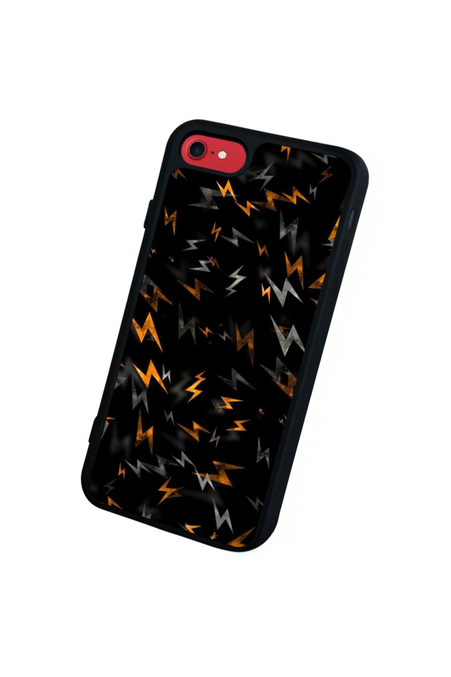 iPhone 8 Uyumlu Simsek Tasarımlı Glossy Premium Kılıf