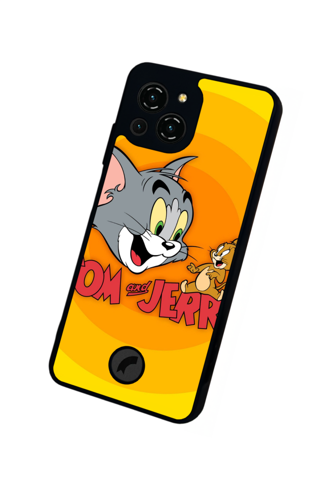 Reeder S23 Pro Max Uyumlu Tom And Jerry Tasarımlı Glossy Premium Kılıf