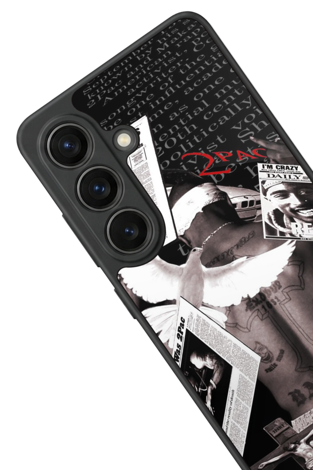 Samsung Galaxy S26 Uyumlu Tupac Tasarımlı Glossy Premium Kılıf