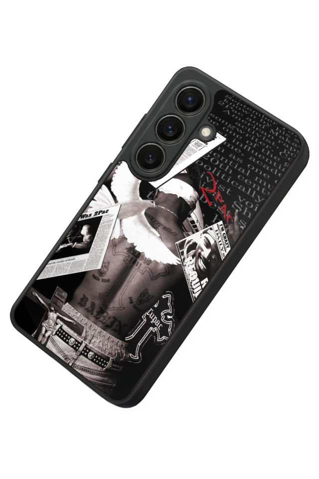 Samsung Galaxy S26 Uyumlu Tupac Tasarımlı Glossy Premium Kılıf