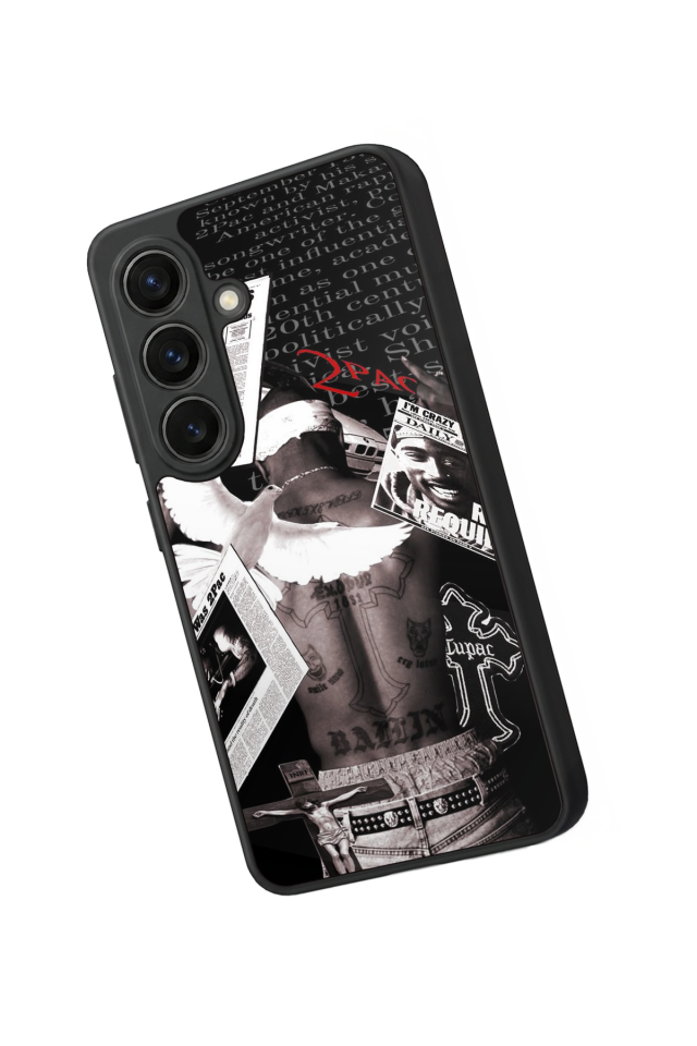 Samsung Galaxy S26 Uyumlu Tupac Tasarımlı Glossy Premium Kılıf