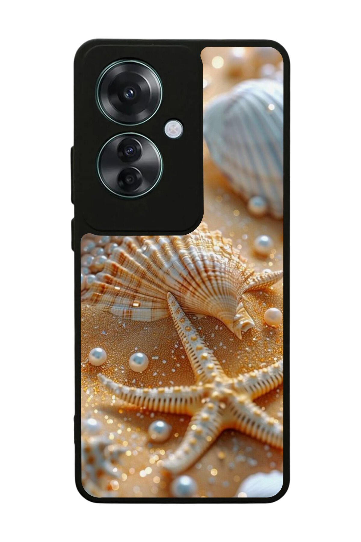 Oppo Reno 11F Uyumlu İnci Tasarımlı Glossy Premium Kılıf