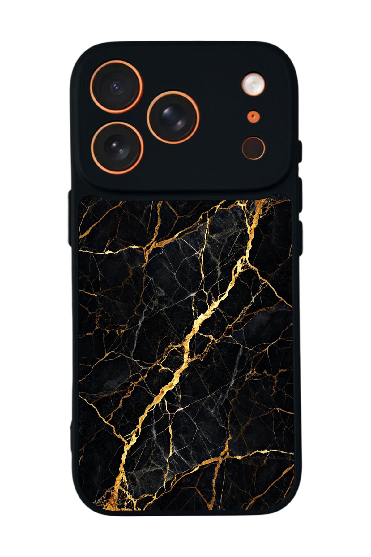iPhone 17 Pro Max Uyumlu Mermer Marble Tasarımlı Glossy Premium Kılıf