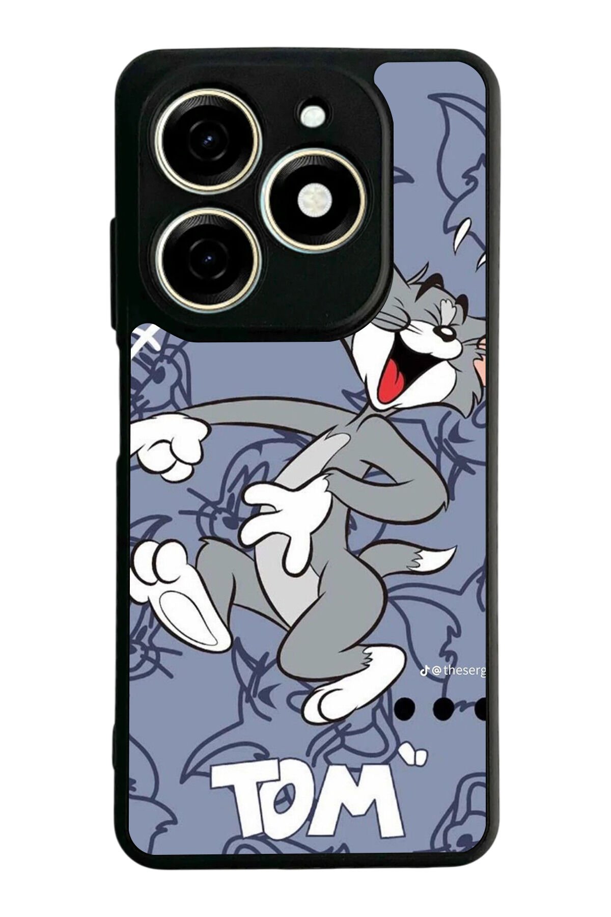 Infınıx Smart 8 Pro Uyumlu Tom And Jerry Tasarımlı Glossy Premium Kılıf
