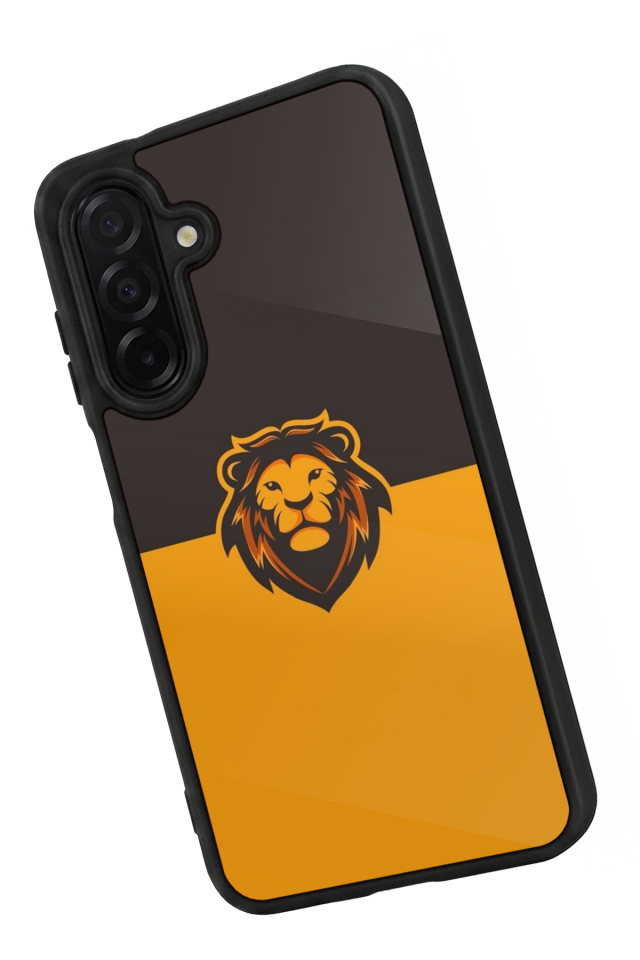 Samsung Galaxy A36 Uyumlu Aslan Tasarımlı Glossy Premium Kılıf