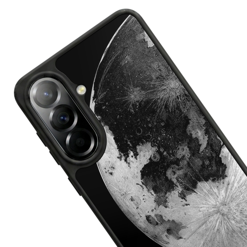 Samsung Galaxy A57 Uyumlu Ay Tasarımlı Glossy Premium Kılıf