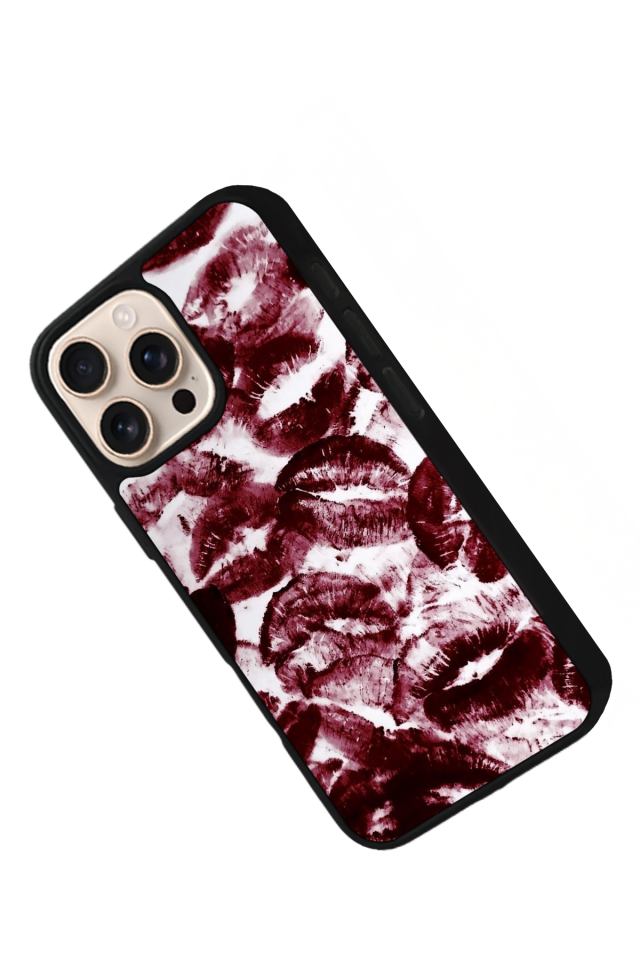 iPhone 15 Pro Max Uyumlu Dudak Tasarımlı Glossy Premium Kılıf