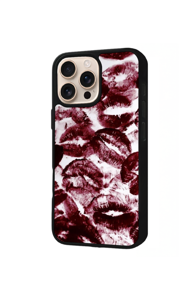 iPhone 15 Pro Max Uyumlu Dudak Tasarımlı Glossy Premium Kılıf