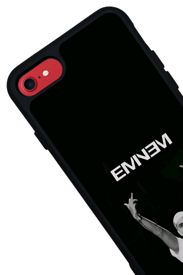 iPhone SE Uyumlu Eminem Tasarımlı Glossy Premium Kılıf
