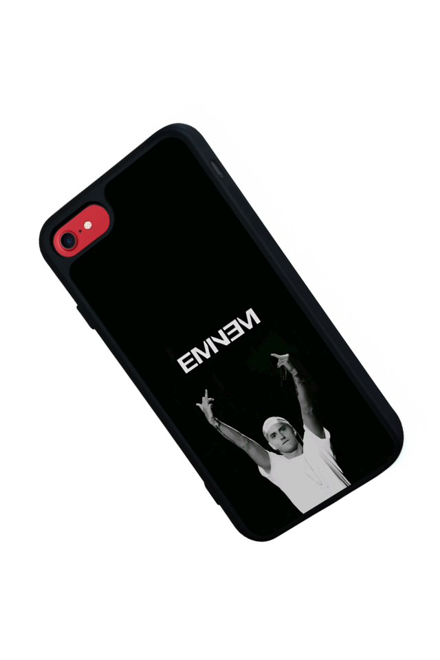 iPhone SE Uyumlu Eminem Tasarımlı Glossy Premium Kılıf