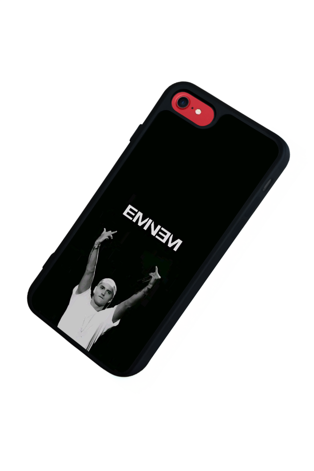 iPhone SE Uyumlu Eminem Tasarımlı Glossy Premium Kılıf