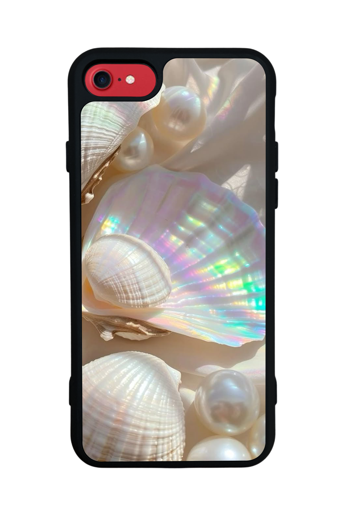 iPhone 7 Uyumlu  İnci Tasarımlı Glossy Premium Kılıf