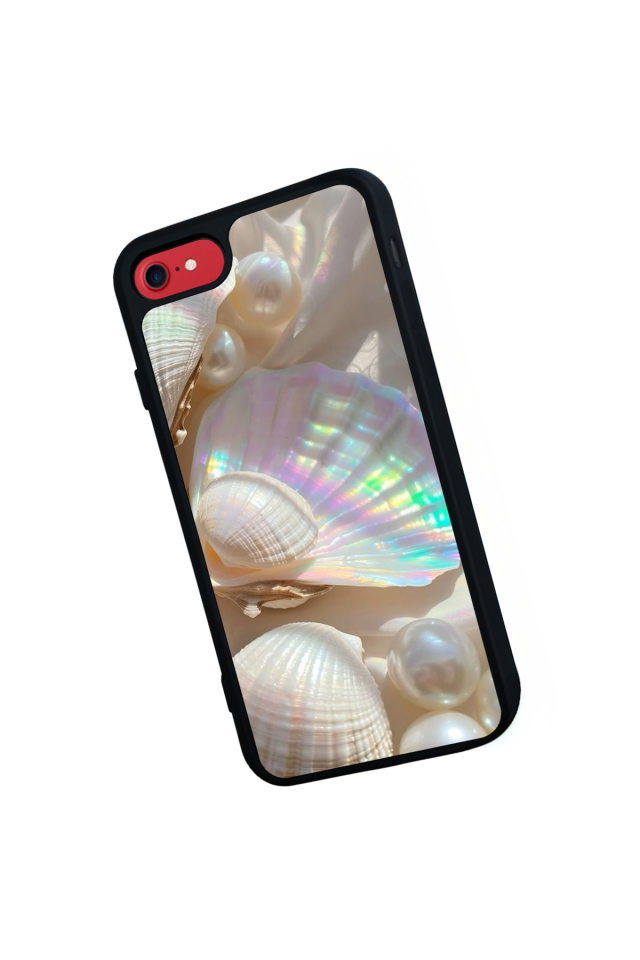 iPhone 7 Uyumlu  İnci Tasarımlı Glossy Premium Kılıf