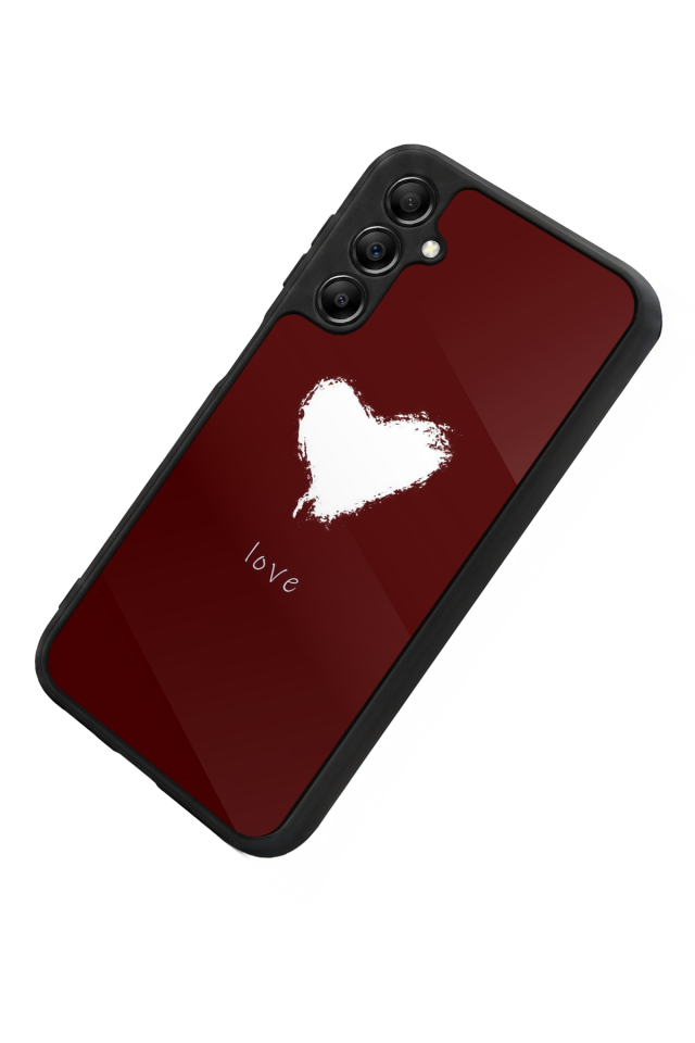 Samsung Galaxy A14 Uyumlu Kalp Love Tasarımlı Glossy Premium Kılıf