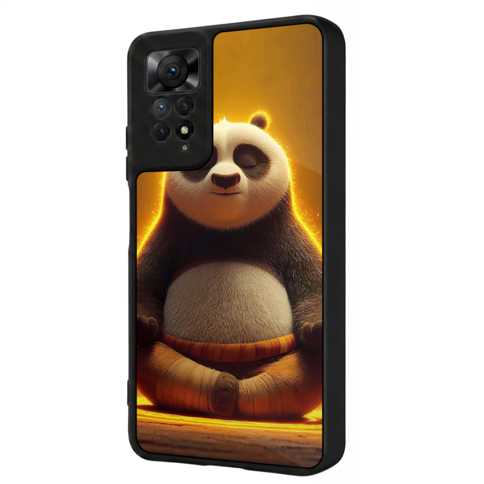 Xiaomi Redmi Note 12 Pro Uyumlu Kung Fu Panda Tasarımlı Glossy Premium Kılıf