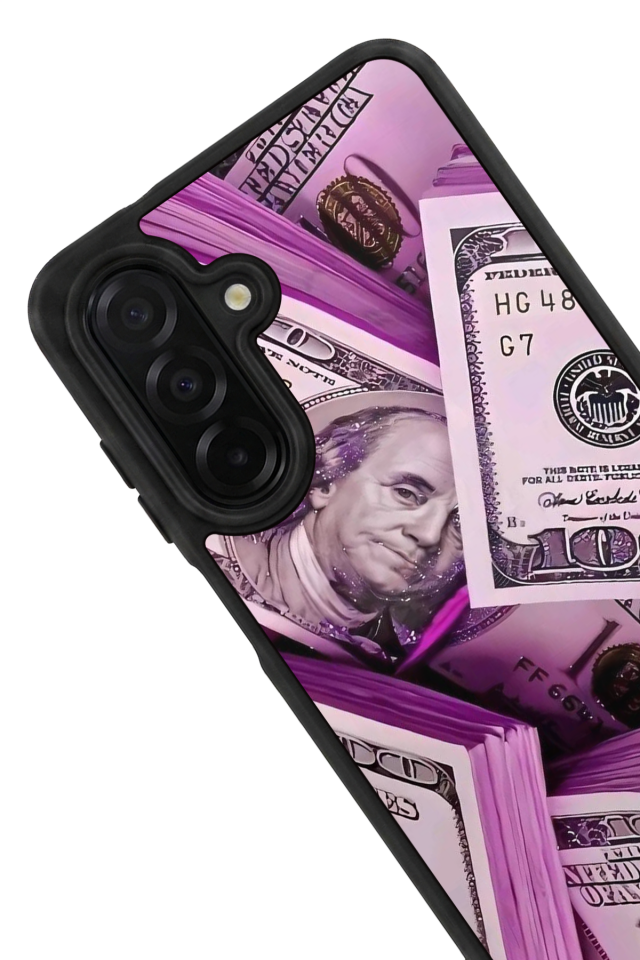 Samsung Galaxy A56 Uyumlu Money Para Tasarımlı Glossy Premium Kılıf
