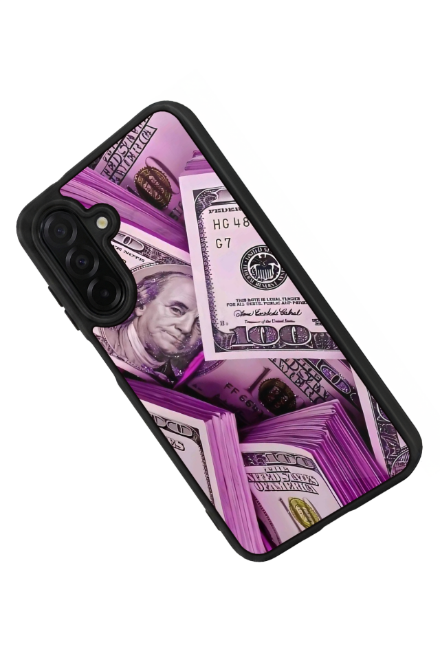 Samsung Galaxy A56 Uyumlu Money Para Tasarımlı Glossy Premium Kılıf