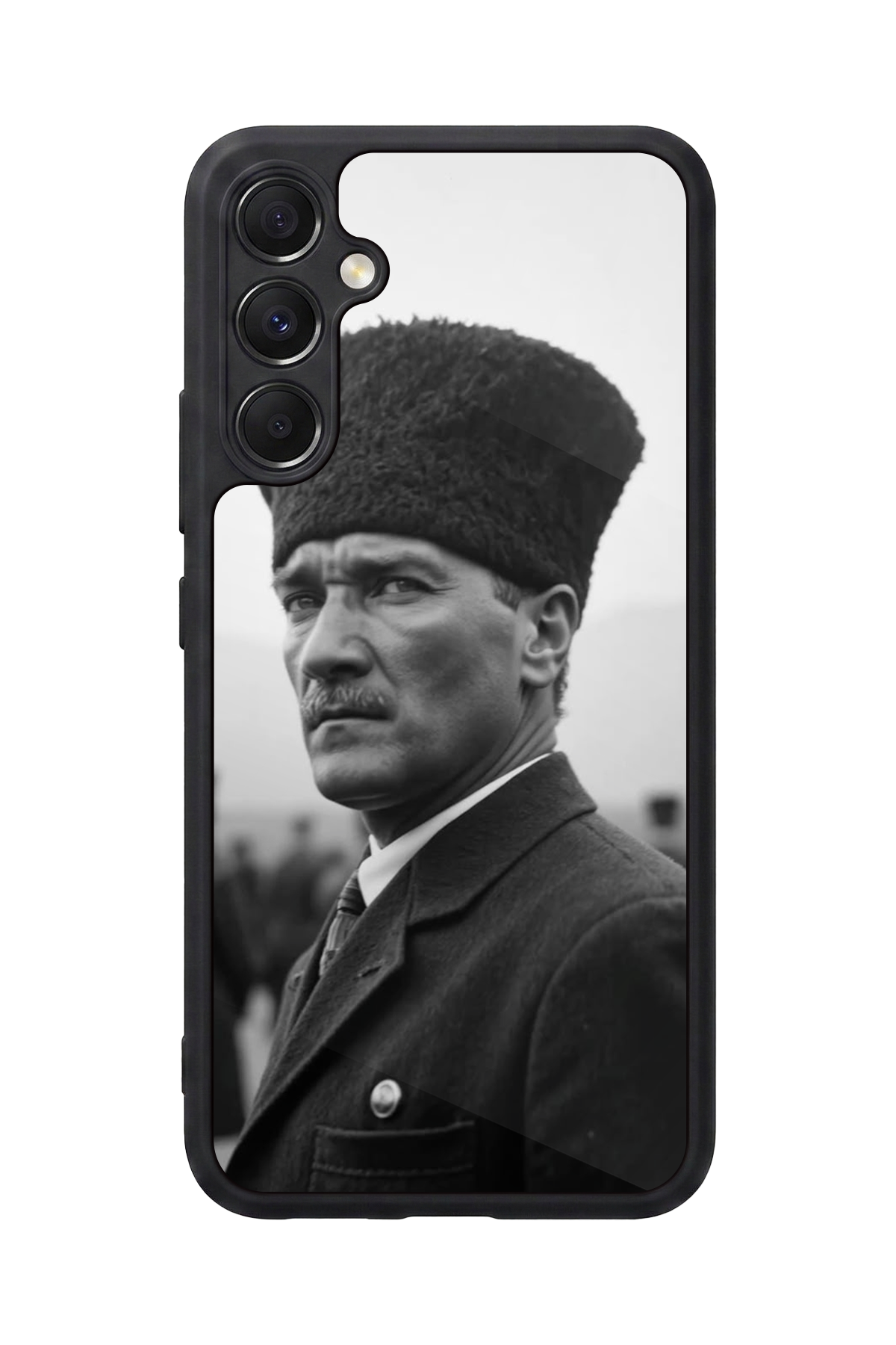 Samsung Galaxy M34 Uyumlu Mustafa Kemal Ataturk Tasarımlı Glossy Premium Kılıf