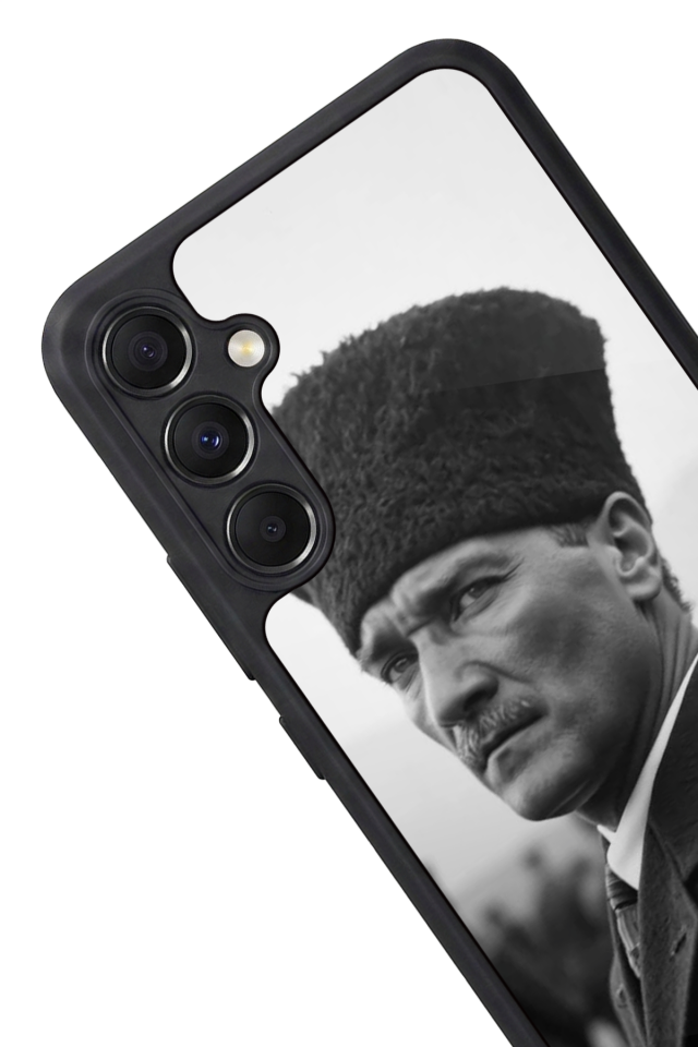 Samsung Galaxy M34 Uyumlu Mustafa Kemal Ataturk Tasarımlı Glossy Premium Kılıf