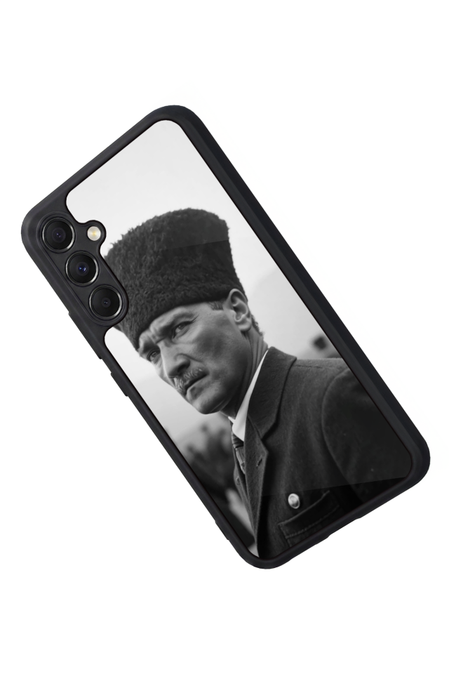 Samsung Galaxy M34 Uyumlu Mustafa Kemal Ataturk Tasarımlı Glossy Premium Kılıf