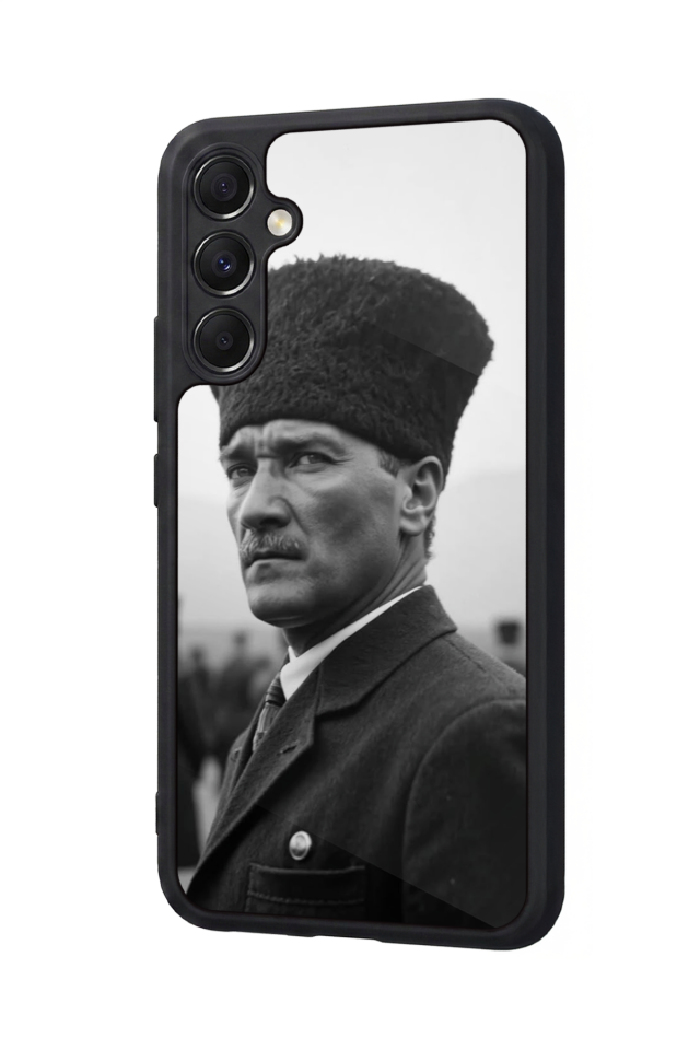 Samsung Galaxy M34 Uyumlu Mustafa Kemal Ataturk Tasarımlı Glossy Premium Kılıf
