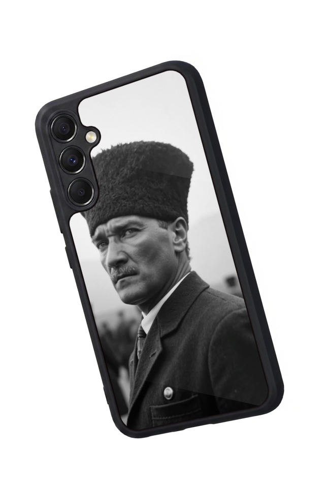 Samsung Galaxy M34 Uyumlu Mustafa Kemal Ataturk Tasarımlı Glossy Premium Kılıf