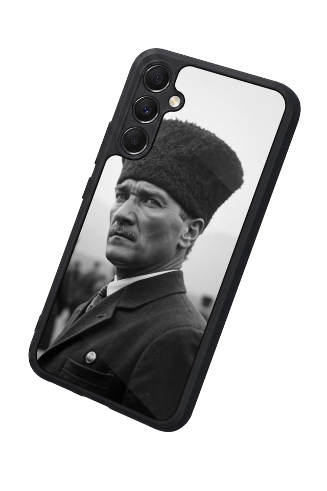 Samsung Galaxy M34 Uyumlu Mustafa Kemal Ataturk Tasarımlı Glossy Premium Kılıf
