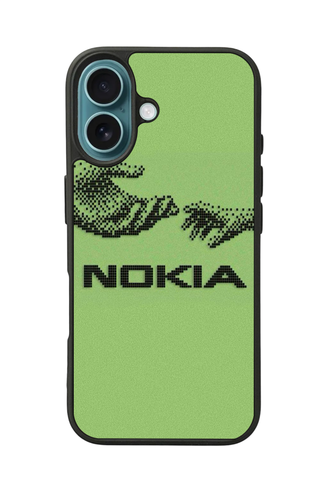 iPhone 16 Uyumlu Nokia Tasarımlı Glossy Premium Kılıf