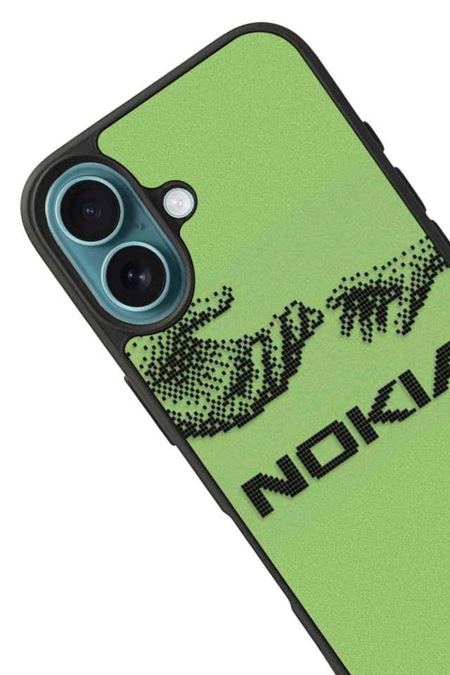 iPhone 16 Uyumlu Nokia Tasarımlı Glossy Premium Kılıf