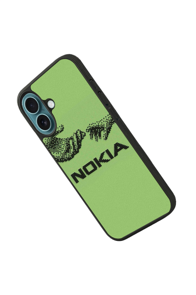 iPhone 16 Uyumlu Nokia Tasarımlı Glossy Premium Kılıf
