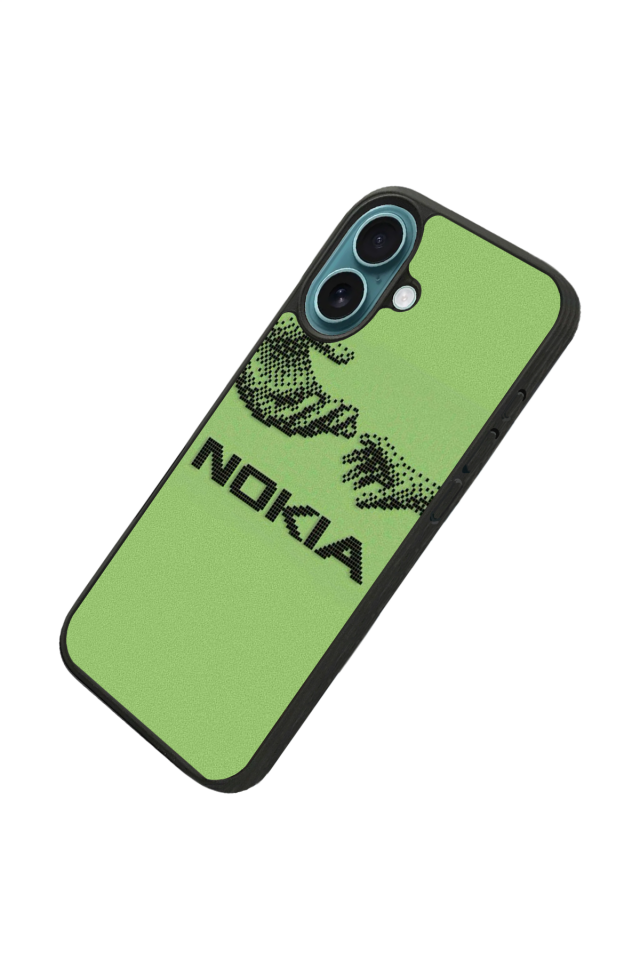 iPhone 16 Uyumlu Nokia Tasarımlı Glossy Premium Kılıf