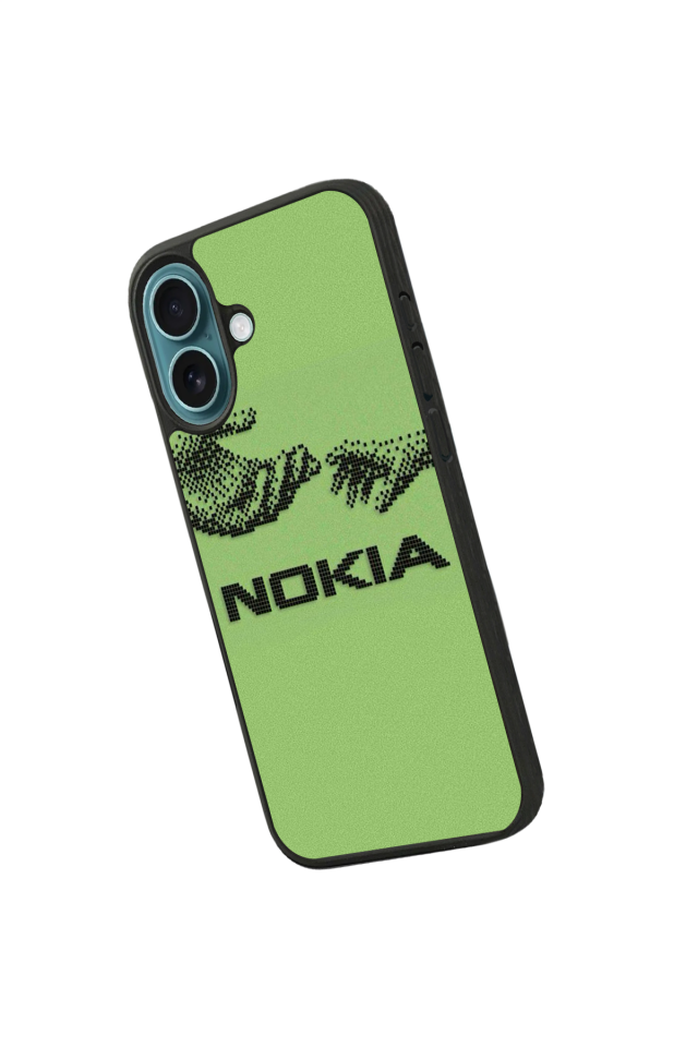 iPhone 16 Uyumlu Nokia Tasarımlı Glossy Premium Kılıf