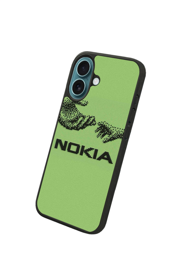 iPhone 16 Uyumlu Nokia Tasarımlı Glossy Premium Kılıf