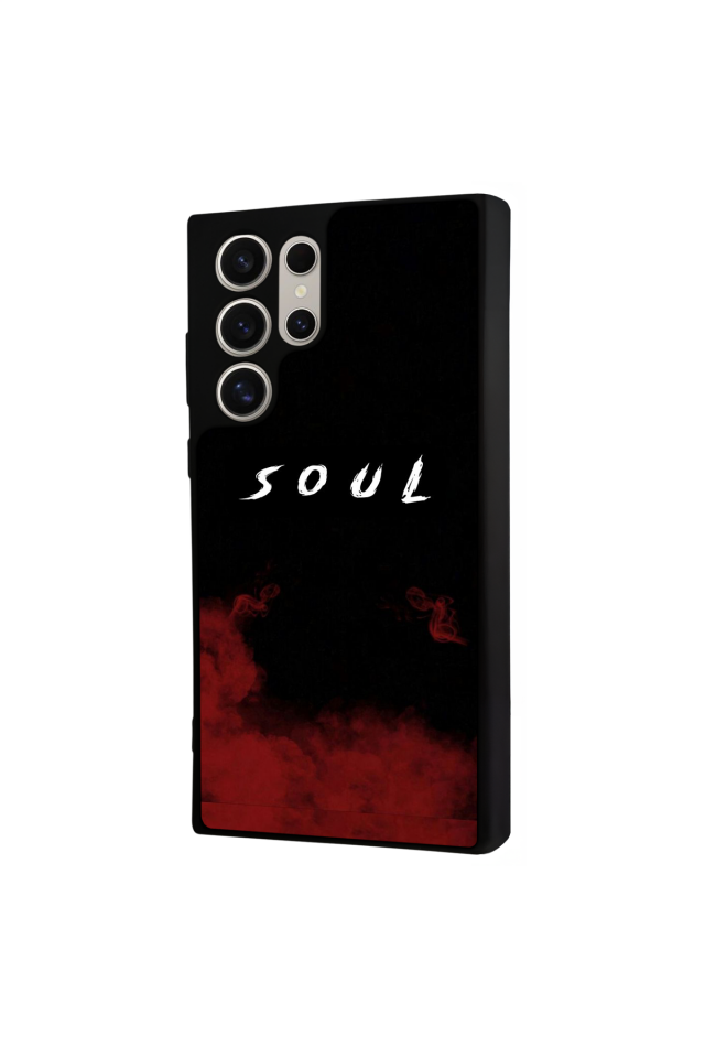 Samsung Galaxy S24 Ultra Uyumlu SOUL Tasarımlı Glossy Premium Kılıf